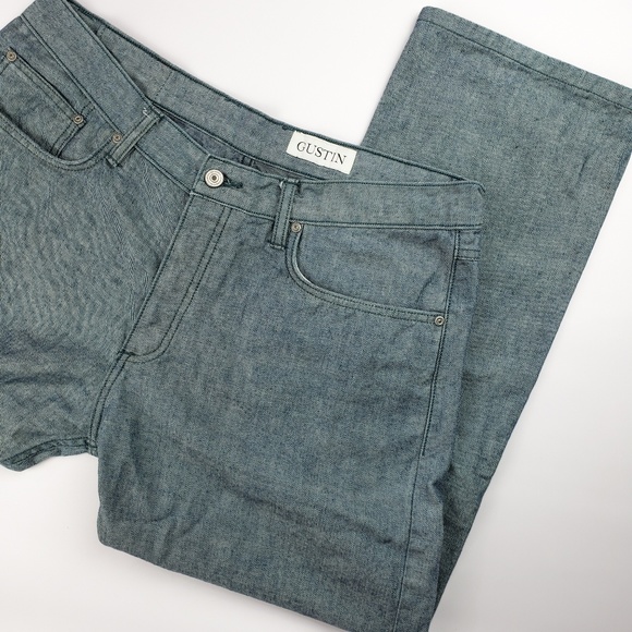 Gustin Straight Raw Selvedge Japan Sea Jeans Pant - Picture 1 of 8